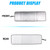 Windshield Sun Shade for Land Rover Defender 90 110 130 Accessories Car Silver Thicken 5-Layer UV Reflector Auto Front Window Sunshade Visor Shield Cover and Keep Your Vehicle Cool (2004-18 1PCS)