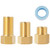 SUNGATOR 1/2" Male to 1/2" Female Adapter, Brass Nipple Extension, 3-Pack