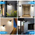 Double century Motion Sensor Outdoor Lights, Aluminum Outdoor Wall Sconce, LED Porch Lights, Exterior Lighting fixtures, Waterproof 3000K/4000K/5000K Front Porch Light for Garage Enterway
