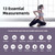 RunSTAR Smart Scale for Body Weight, Digital Bathroom Scale BMI Weighing Body Fat Scale, Body Composition Monitor Health Analyzer with Smartphone App, 400 lbs - Black