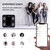 RunSTAR Smart Scale for Body Weight, Digital Bathroom Scale BMI Weighing Body Fat Scale, Body Composition Monitor Health Analyzer with Smartphone App, 400 lbs - Black