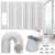 Portable AC Window Vent Kit, Sliding Door AC Seal Kit 5.9" Exhaust Hose
