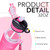 Hyeta Water Bottle with Straw & Time Marker, Plastic 32oz Leakproof