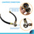 “Y” Mixer Hose, Mix Hot and Cold Water-Washer Braided Rubber Inlet Hose ¾” with Brass Couplings