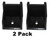 Right Hand Hinge Pontoon Door Stop 2 Pack (Black)