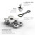 Reusable Capsules for Nespresso OriginalLine - 6pcs Refillable Coffee Pods,Stainless Steel Cups Compatible for Nespresso OriginalLine Machine (6Pods+100pcs Lids+Storage Board)