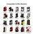 Reusable Capsules for Nespresso OriginalLine - 6pcs Refillable Coffee Pods,Stainless Steel Cups Compatible for Nespresso OriginalLine Machine (6Pods+100pcs Lids+Storage Board)