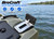Brocraft Kayak Trolling Motor Mount, Universal Transom Bracket for Electric Trolling Motors up to 3 HP, Marine Aluminum & Nylon, Flat Stern Kayaks & Small Boats