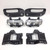 LEDIN Fog Lights Kit Compatible for 2019 2020 2021 2022 2023 2024 Ram 2500 3500, OE Style Clear Lens Built-In LED Fog Lamps Assembly With Mounting Brackets Wire Harness Switch Bezels