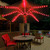 Patio Umbrella String Lights with 16 Color Changing and 12 Modes, Remote Control 104 Ultra Bright LED Beads Waterproof Battery and USB Operated with 8 Light Strings for Patio Umbrellas Camping Tents