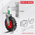 Uscaster Gate Wheel 8inch Fence Gate Wheel for Metal Tube Gate 600lb Capacity 360 Degree Rotation Spring-Loaded Heavy Duty Gate Caster with Screws & Screwdriver