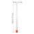 EXCEART 50 Sets Nasopharyngeal Specimen Flocked Swab Nasal Swabs Sterile Individually Wrapped Nylon Flocking Tip Flocked Swab with Tube and Labels for Sampling（Random Color）