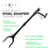 Grabber Reacher Tool 19 Inch Long, Foldable Pick Up Stick - Strong Grip Magnetic Tip - Heavy Duty Trash Picker Claw Reacher Grabber Tool Elderly Wheelchair Mobility Aid (Gray)