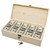 Wooden Lockable Currency Tray, 5 Compartment Cash Organizer, Cash Organizer Money Storage Box with Lockable Cover, Money Organizer for Cash