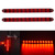 PerfecTech 11 LED Red Trailer Brake Tail Light, 2 Pack 16” LED Bar Stop Turn Signal Tail Lights Waterproof Third 3rd Brake Strip Red Light for Marine Boats Golf Cart Offroad Truck RV UTV ATV
