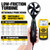 HVAC Anemometer CFM Air Flow Meter, Kethvoz Digital Wind Speed Tester 846A