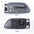 Lcyolada 2Pcs Interior Door Handles Driver & Passenger Side for 2001-2007 Toyota Sequoia, 2000-2004 Avalon, 2004-2006 Tundra - Crew Cab ONLY - Four Full-Sized Doors - Gray
