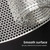 AggAuto Universal 40"x13" Car Grill Mesh Honeycomb 6mm Spacing 1mm Silver