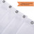 LIVILAN Small Stall Shower Curtain 36W x72H Inches Narrow RV Shower Curtains Floral Shower Curtains for Bathroom Flower Shower Curtains Set with 12 Hooks Short Half Shower Curtain Stall Size