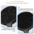 Silicone Back Scrubber for Shower &Silicone Face Scrubber, 2Pcs Silicone Exfoliating Brush Set with 17In Long Handle, Soft Body & Facial Cleansing Scrubber for Men Women