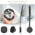 Silicone Back Scrubber for Shower &Silicone Face Scrubber, 2Pcs Silicone Exfoliating Brush Set with 17In Long Handle, Soft Body & Facial Cleansing Scrubber for Men Women