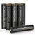 POWEROWL Goldtop Rechargeable AAA Batteries PRO, High Capacity 1100mAh, Premium NiMH Triple A Battery -8 Count