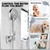 Carvedexquisitely Shower Head Shut Off Valve,304 Stainless Steel 1/2" Mini Ball Valve NPT Thread,Shower Head Flow Control Valve