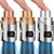 HYZ 3-Pack Champagne Stoppers with Vacuum Seal Pump, Rose Gold/Gold/Silver