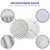 Replacement Steam Mop Pads for Shark Steam Mop Pads Compatible with Shark S7000AMZ S7000 S7001 S7001TGT S7000 Series Steam & Scrub All-in-One Hard Floor Steam Mop (6-PACK)