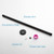 OFFO Shower Arm with Flange, 24 in Ceiling Mount Replacement Rain Shower Head Straight Arm Ceiling-Mounted For Fixed Shower Head & High Pressure Rain, Matte Black