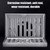 Garosa 12cm L Shape Side Wall Linear Shower Drain Stainless Steel