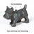 4.88 Lbs Heavy Door Stopper with Handle, Metal Dog Door Stop