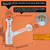 RANDOM Brass Contemporary Round Bottle P Trap 1 1/4,Matte White Basin Sink Waste Drain P Trap Kit. 83888MW