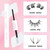 Lash Glue for Eyelash Clusters LAUBESS 2 in 1 Lash Bond and Seal Waterproof Lash Cluster Glue 10ml Adhesive Eyelash Glue Home Use Strong Hold 72H