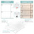 Dry Erase Wall Calendar 3 Month Calendar - Blank Undated Reusable Quarterly Calendar - Whiteboard Premium Laminated Poster - Laminated Office Jumbo 38x26 Inches Wall Calendar (Vertical)
