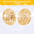 Gueevin 12 Pieces Bamboo Yogurt Jar Lids Compatible with Oui Yogurt Jars