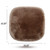 IRIWOOL Genuine Sheepskin Auto Seat Pad, Australian Soft Wool Seat Cover Breathable and Sweat-Wicking Comfort Warm Universal Fit,19.2 inch x19.2 inch (Front seat Cushion 1pc, Ivory White)