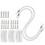 Cooler Hinges and Lid Straps Replacement Set for Igloo, Includes 3 Cooler Hinges, 2 Heavy Duty 14 Inch Stainless Steel Lid Straps, and 20 Screws