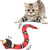 CSD Interactive Smart Sensing Snake Toy for Cats & Dogs, USB Rechargeable Automatic Obstacle Avoidance Electric Pet Toy, Halloween