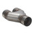 A-KARCK Exhaust Y Pipe 3" Inlet, Stainless Steel 10" Long Dual 3" Outlet Y Pipe Withstands High Temperatures (Wide-body)