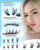 PHKERATA Eyelash Clusters Natural Lash Clusters Eyelash Extensions 240Pcs