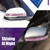 Frienda 10 Pcs Bling Car Door Handle Protector Rhinestone, Pink