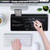 Varhomax Desktop Whiteboard with Storage, Desk Organizer Dry Erase Glass White Board to-do List Memo Notepad for Home Office and School Supplies (Black)