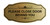 Victorian Please Close Door Behind You Sign - Brushed Gold - Small (1 Pack)