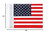 Oudain 6 Pcs Mini Golf Flag for Putting Green 420d Nylon with Tube 8 x 6 in