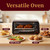 Elite Gourmet ETO236 Compact 2-Slice Toaster Oven, 15-Min Timer, Black