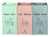 JIALAI HOME Separate Recycling Bin for Kitchen Home - Indoor Recycle Bins (Pink, Green, Gray) Waste Trash Sorting Bins, Reusable Waterproof Affordable Recycle Bags, Pack of 3 Bags