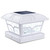 SIEDiNLAR Solar Post Cap Lights Outdoor 2 Modes, 1 Pack, White, Warm/White