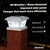 SIEDiNLAR Solar Post Cap Lights Outdoor 2 Modes, 1 Pack, White, Warm/White