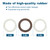 Above Ground Pool Jet Fitting with Gasket and Adapter, Pool Inlet Fitting